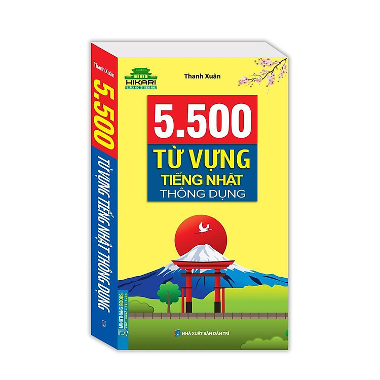 5500 Từ Vựng Tiếng Nhật Thông Dụng