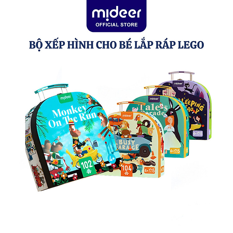 Mua tại Tiki: Bộ xếp hình Mideer Vali Gift Box Chính hãng Ưu đãi