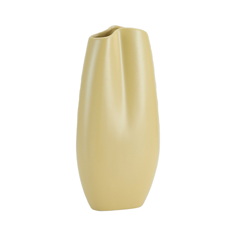 Lọ Hoa Để Bàn Màu Vàng MARIAH | Index Living Mall | Nhập khẩu Thái Lan