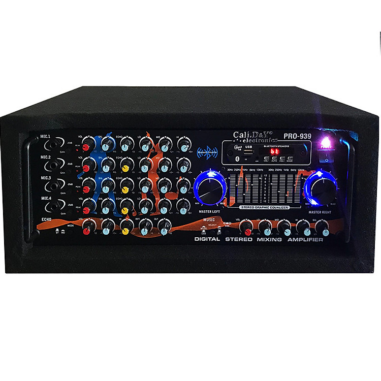 Amply karaoke nghe nhạc gia đình bluetooth Cali.D&Y PRO-939 - Hàng chính hãng