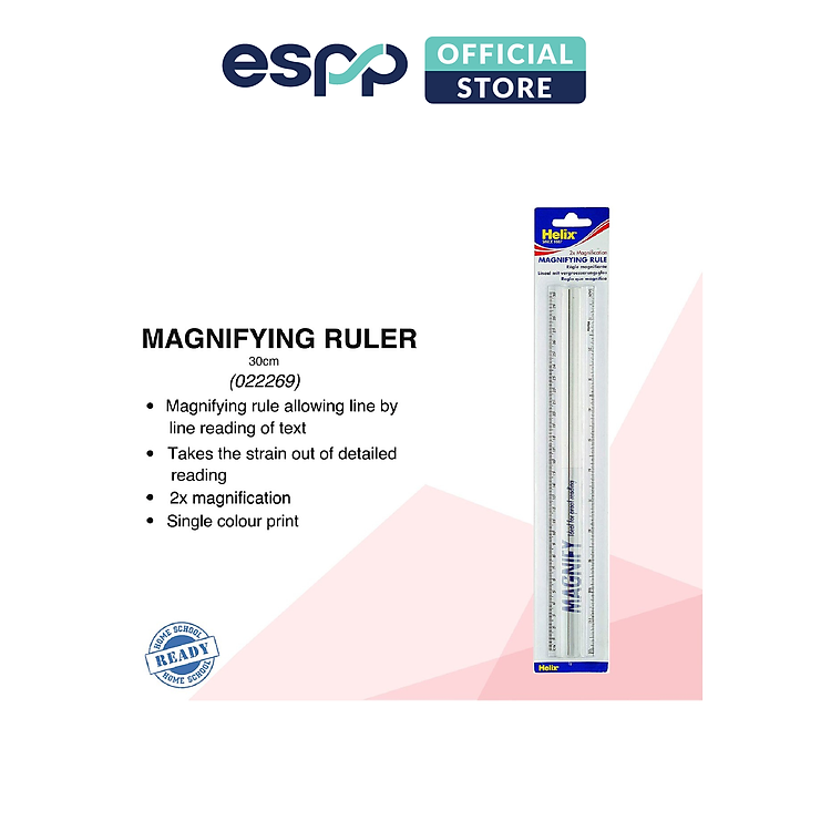Thước Kẻ Kính Phóng Đại X2 30cm - Ảnh 5