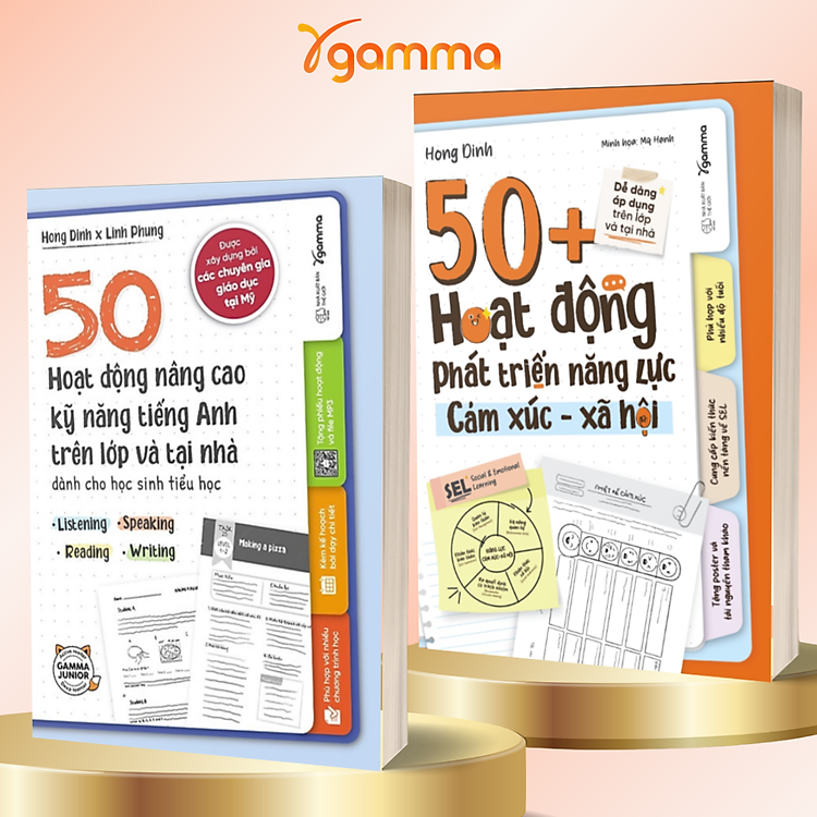 Combo 50 Hoạt Động Nâng Cao Kỹ Năng Tiếng Anh Trên Lớp Và Tại Nhà + 50+ Hoạt Động Phát Triển Năng Lực Cảm Xúc