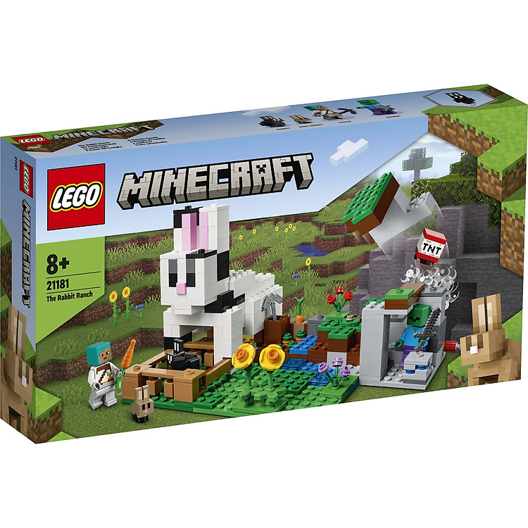 Mua LEGO Minecraft 21181 Trang Trại Thỏ Chính hãng Tiết kiệm - Hình ảnh 2
