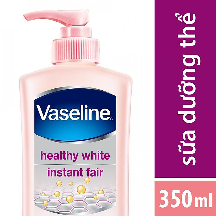 Sữa dưỡng thể sáng da tức thì VASELINE Healthy Bright Instant Radiance 350ML
