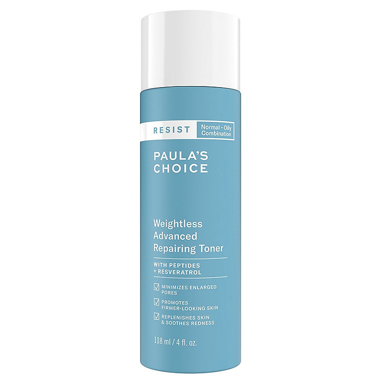 Toner Siêu Nhẹ Cho Làn Da Dầu Và Lão Paula's Choice Resist Weightless Advanced Repairing Toner (118ml)