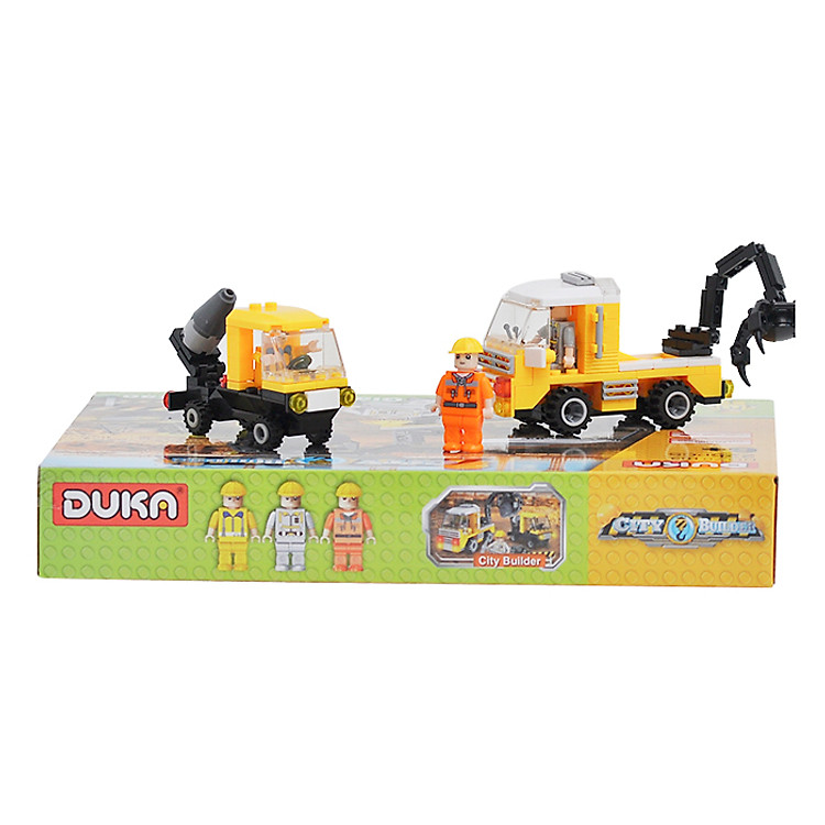 Đồ chơi ghép hình Duka - Xây thành phố Chính hãng Giá rẻ - Hình ảnh 5