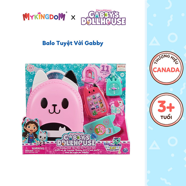 Mua tại MyKingdom: Balo Tuyệt Vời Gabby GABBY DOLLHOUSE - Ngập tràn khuyến mãi