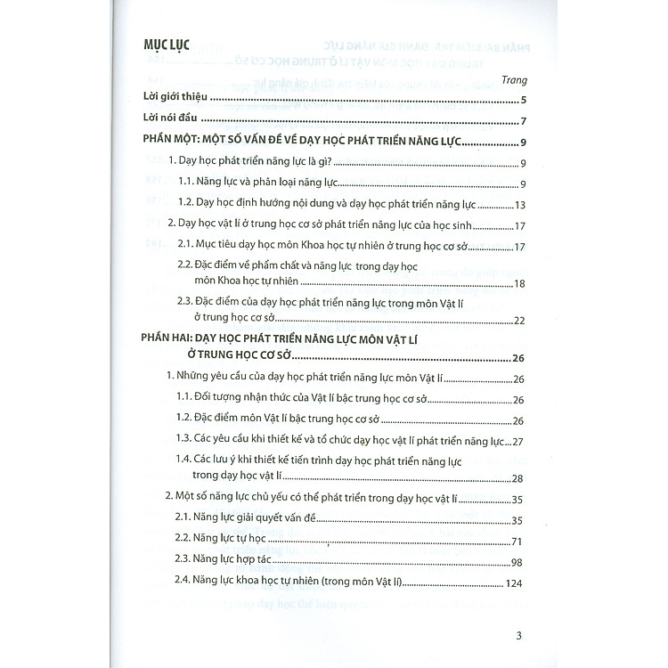 Dạy Học Phát Triển Năng Lực Môn Vật Lí Trung Học Cơ Sở - Ảnh 2