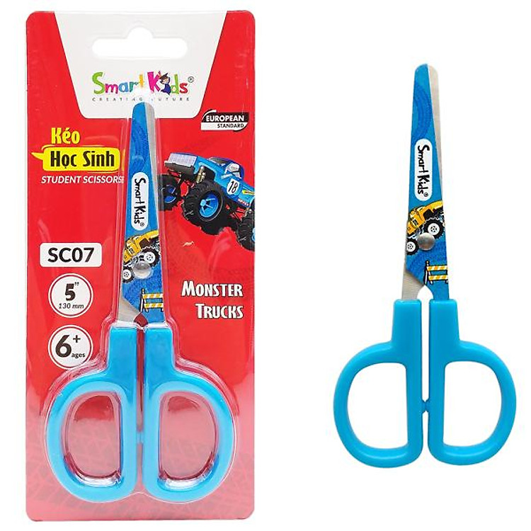 Kéo Học Sinh Monster Truck SC07 – Xanh Dương