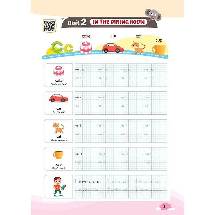 Luyện Viết Chữ Từ Vựng Tiếng Anh Theo Chương Trình Sách Giáo Khoa 1 (Global) - Ảnh 5