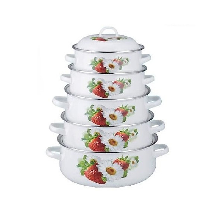 Bộ nồi tráng men Mishio MK5G