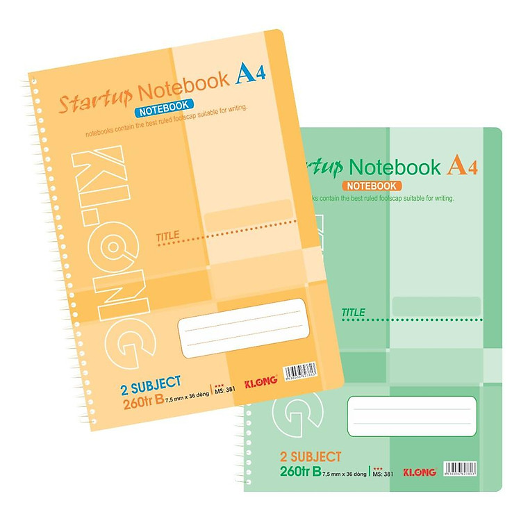 Sổ Lò Xo A4 (260 trang)