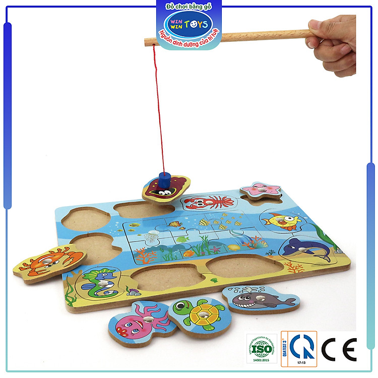 Đồ chơi gỗ Câu thú biển Winwintoys Chính hãng Tiết kiệm