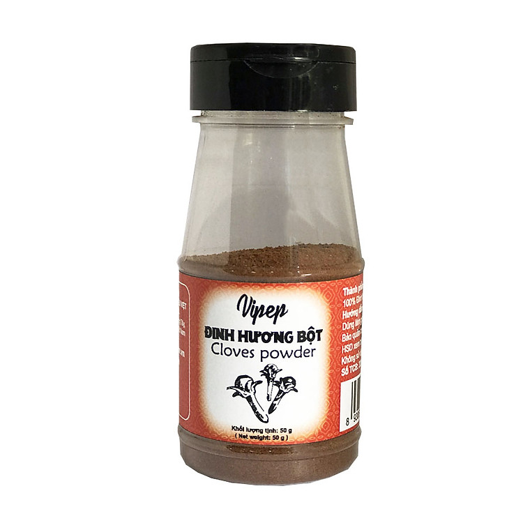 Đinh Hương Bột Tự Nhiên Vipep Hũ Nhựa 50g