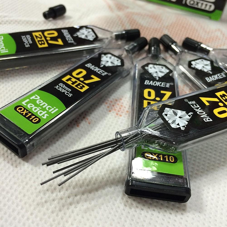 Bộ Ruột Bút Chì Bấm Baoke (30 ruột) - Ảnh 2