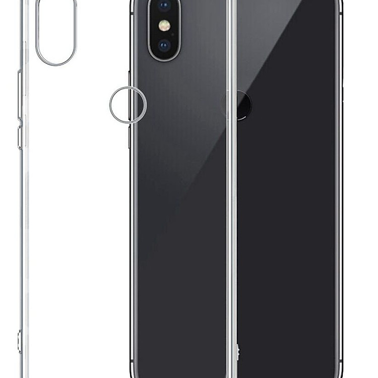 Bộ 2 ốp lưng silicone dẻo cho Xiaomi Redmi Note 6 Pro (trong suốt)