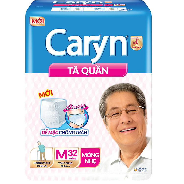 TẢ QUẦN CARYN M32 (32 MIẾNG SIZE M) MÃU MỚI
