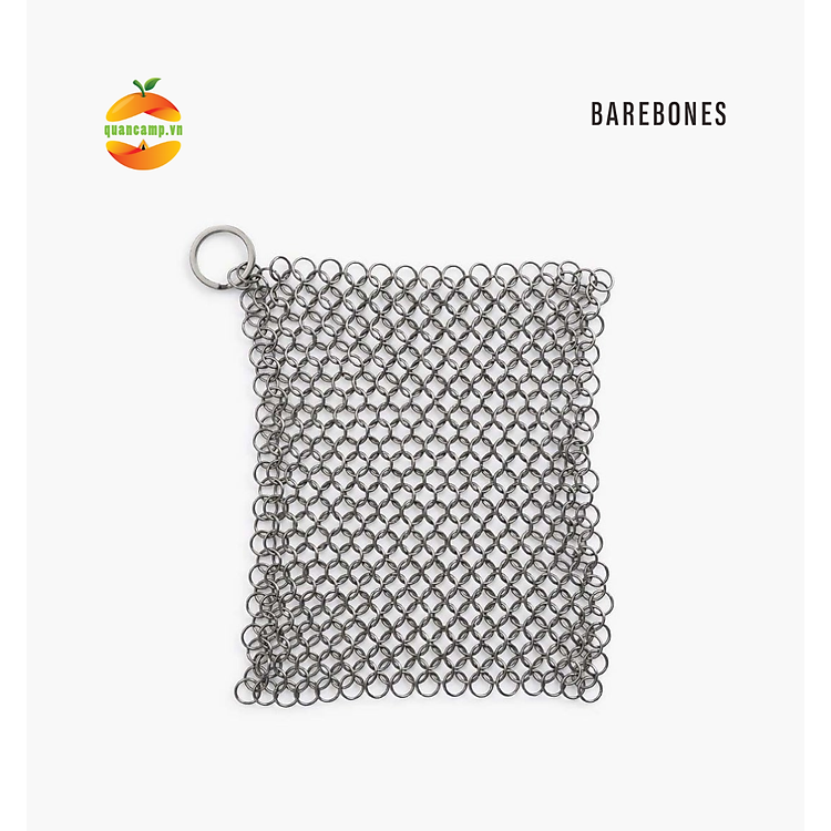 Miếng rửa chảo gang chain mail cleaner Barebones CKW-330