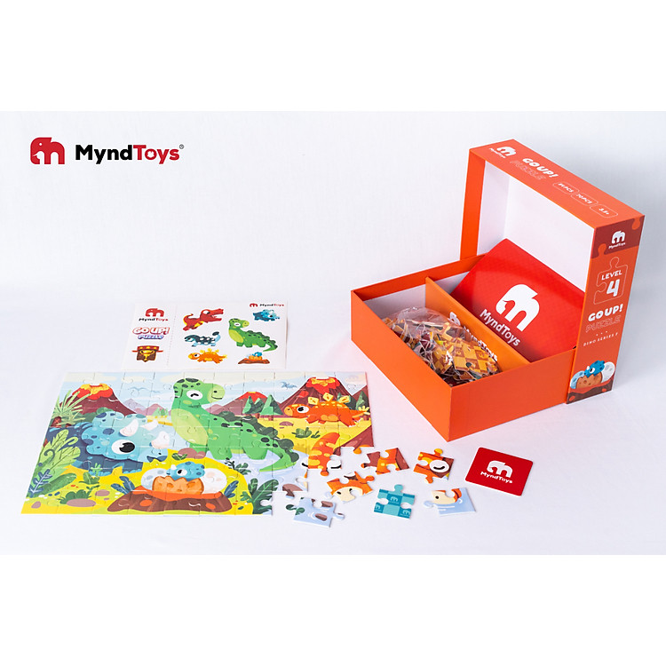 Đồ Chơi Xếp Hình MyndToys Dino Level 4 Chính hãng Ưu đãi - Hình ảnh 5