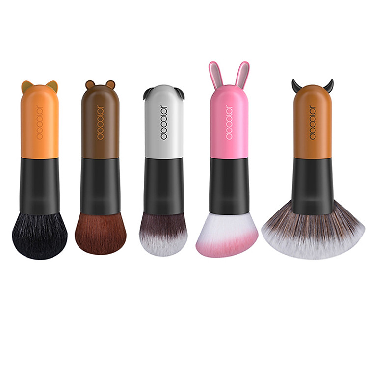 Com bộ 5 cây cọ trang điểm Docolor hình hoạt hình