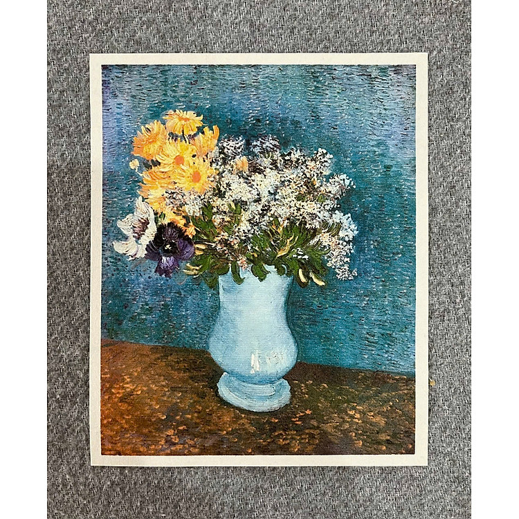 Tranh tĩnh vật Van Gogh in trên giấy dó -tranh giấy dó 30x40cm - Vincent van Gogh's Paintings Printed on Mulberry paper