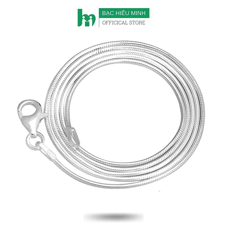 Dây Chuyền , Vòng Cổ Nữ Bạc Ta Dây Mì Dài 55cm BẠC HIỂU MINH DCN069D