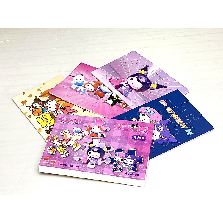 Mua Xếp hình xốp A6 12 mảnh KUROMI Chính hãng Giá rẻ - Hình ảnh 2