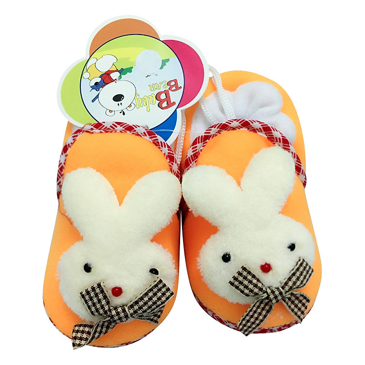 Giày Sơ Sinh Baby Rainbow Bảo Thịnh - Cam (11cm)
