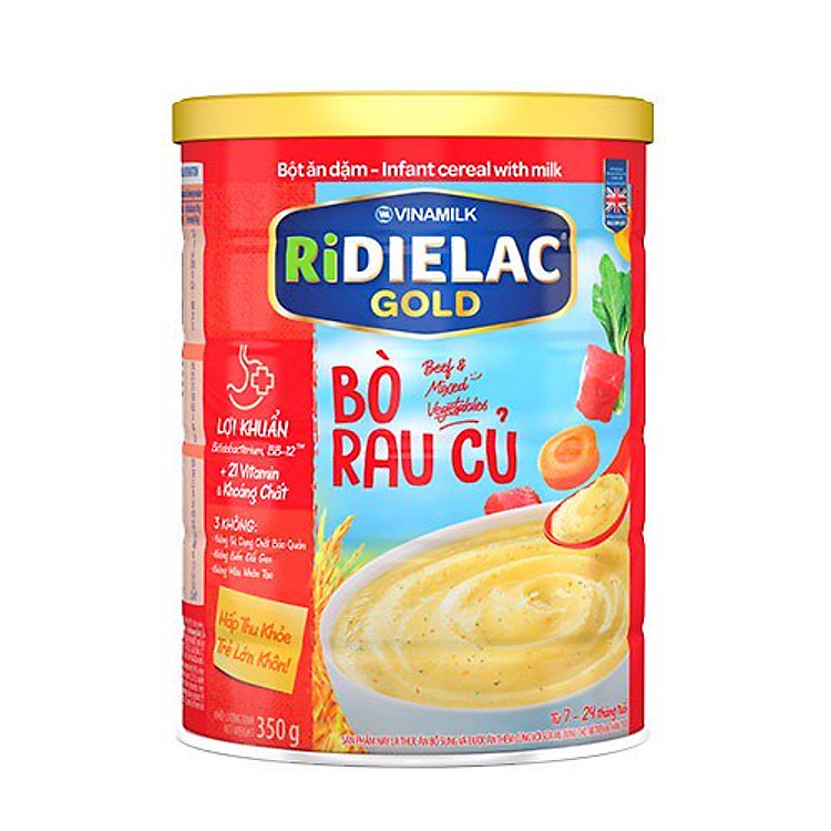 Bột Ăn Dặm Ridielac Gold 350g Hàng chuẩn Giá tốt - Hình ảnh 5