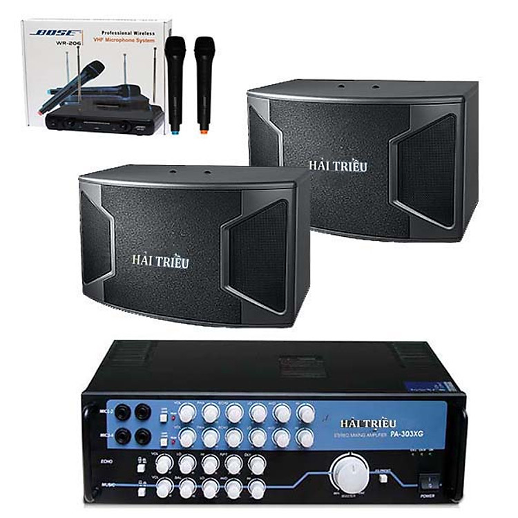 Dàn âm thanh karaoke PA - 303XG HẢI TRIỀU (HÀNG CHÍNH HÃNG)