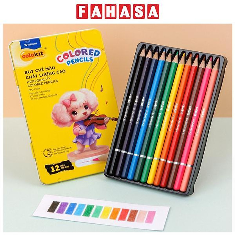 Bút Chì Màu Colorkit CPC-C039 (12 cây)