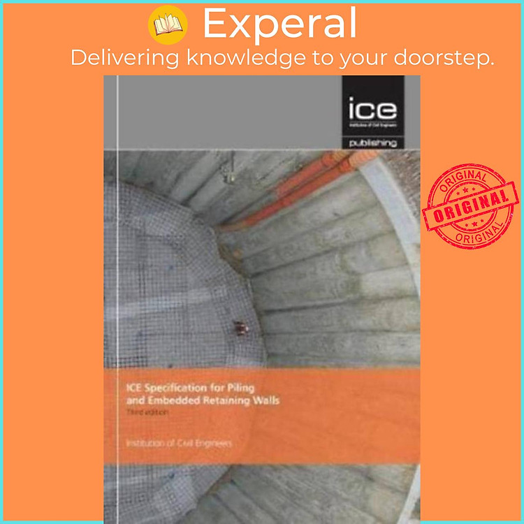 Sách - ICE Specification for Piling and Embedded Retaining Wal by Institution of Civil Engineers (UK edition, hardcover)