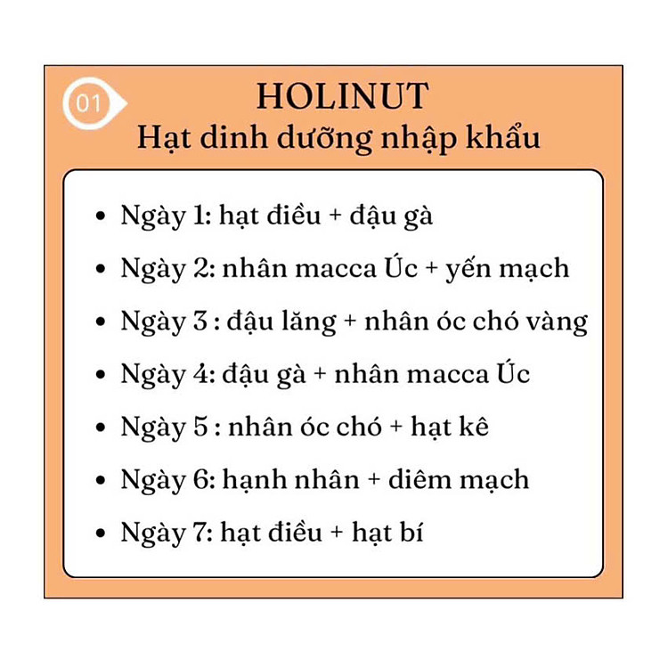 Set mix hạt nấu sữa 7 ngày - Hình ảnh 3