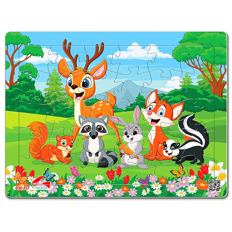 Xếp hình Tia Sáng 30 Mảnh + Tranh Tô Chính hãng Giá rẻ