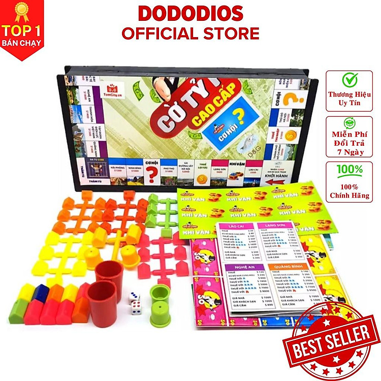 Mua Cờ Tỉ Phú Monopoly Cao Cấp 31x31cm Chính hãng Giá rẻ - Hình ảnh 3