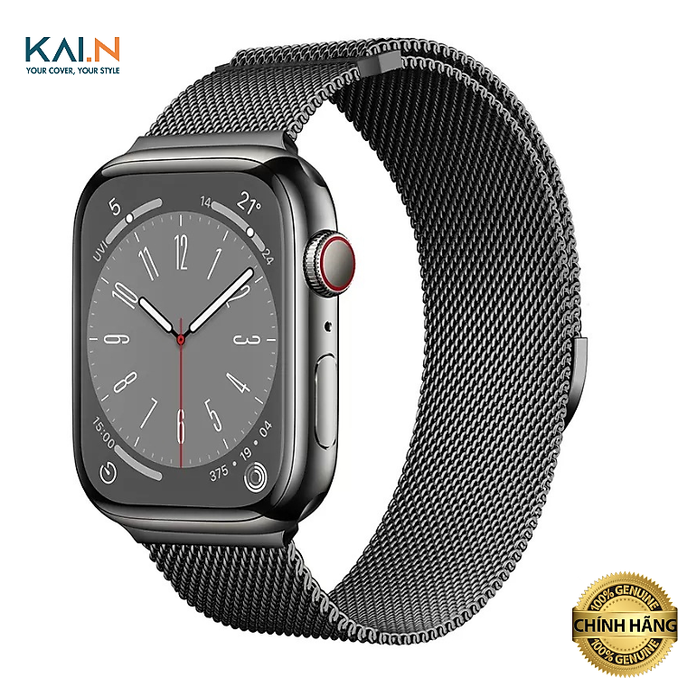 Dây Đeo Thép Kai.N Dành Cho Apple Watch Ultra 2 / 1, Apple Watch Series 10-1/SE/SE 2022, KAI.N Burenfield_ Hàng chính hãng