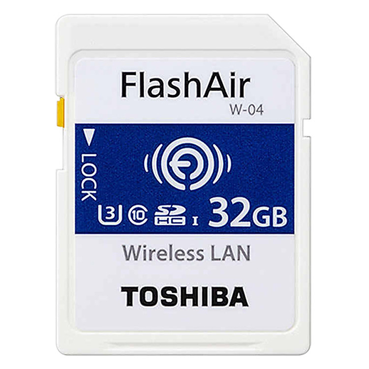 Thẻ Nhớ Wifi Toshiba SDHC 32GB W-04 90/70MB/s 4K - Hàng Nhập Khẩu