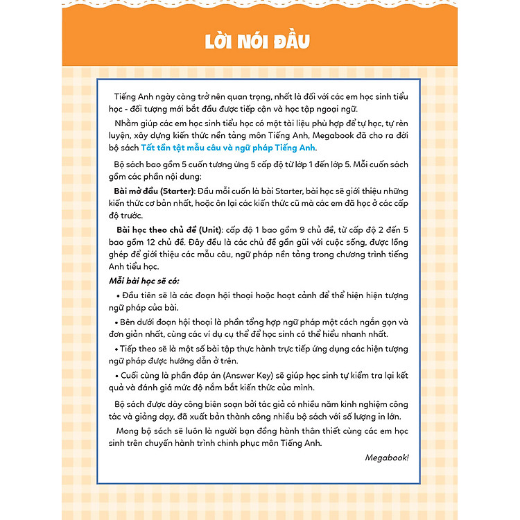 Tất Tần Tật Mẫu Câu Và Ngữ Pháp Tiếng Anh Lớp 5 (MEGA) - Ảnh 3