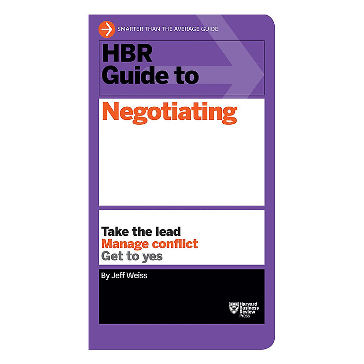 Sách Harvard Business Review Guide To Negotiating