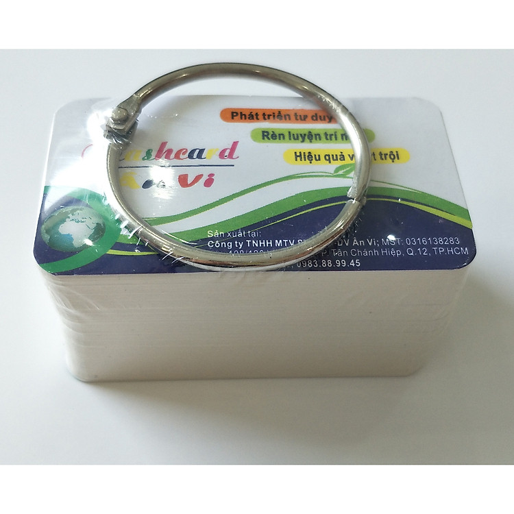 100 Thẻ học Flashcard 5 x 8cm