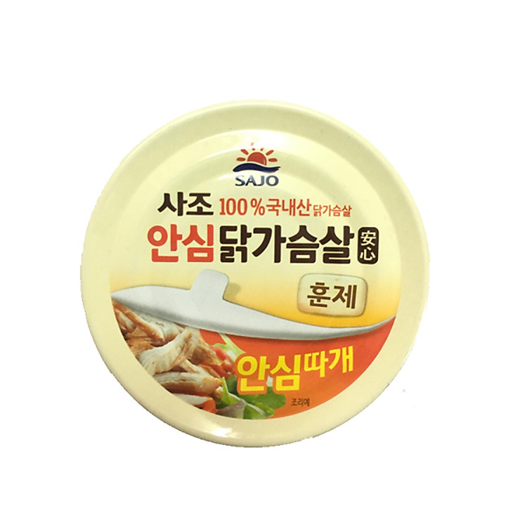 Thịt Gà Ăn Liền Đóng Hộp Sajo 90Gram ( 60 Kcal ) - Nhập Khẩu Hàn Quốc