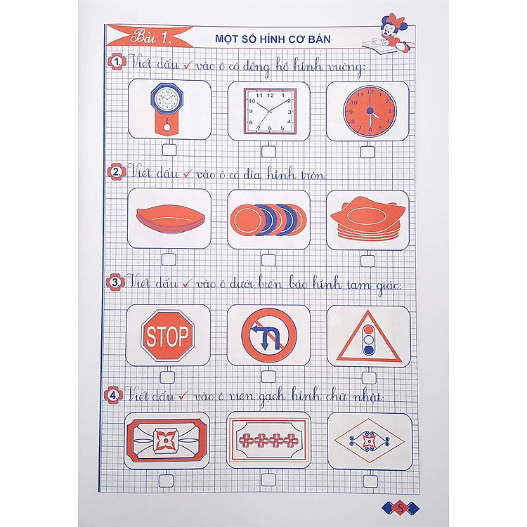 Vở Ô Li Bài Tập Toán Lớp 1 - Tập 1 - Ảnh 5