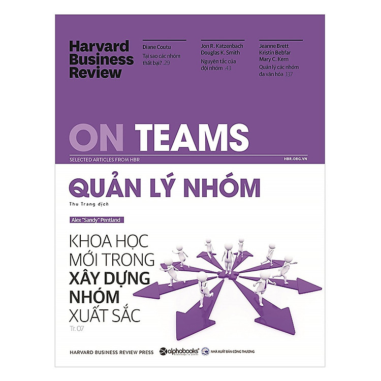 HBR On Teams - Quản Lý Nhóm - Khoa Học Mới Trong Xây dựng Nhóm Xuất Sắc (Quà Tặng Card đánh dấu sách đặc biệt)