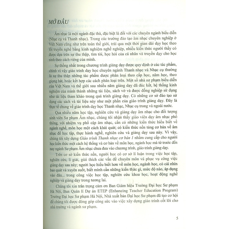 Giáo trình Thanh nhạc cơ bản 1 - Võ Thị Thu Hoài, Trần Thị Thu Hà, Bùi Tuần Giang - Ảnh 4