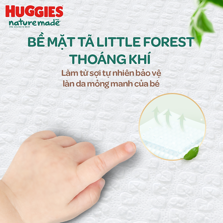Tã Huggies Platinum NatureMade 3 gói Chính hãng Giá rẻ - Hình ảnh 4