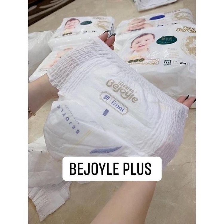 Bỉm bejoyle plus quần/dán đủ size S102/M90/L84/XL74/XXL72 miếng