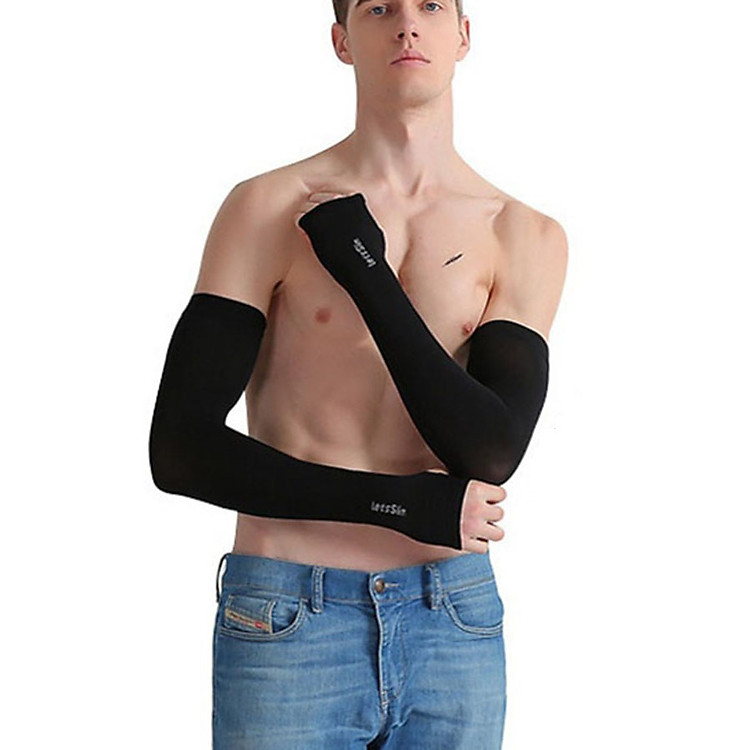 Găng tay chống nắng nam, chống tia UV cao cấp xỏ ngón