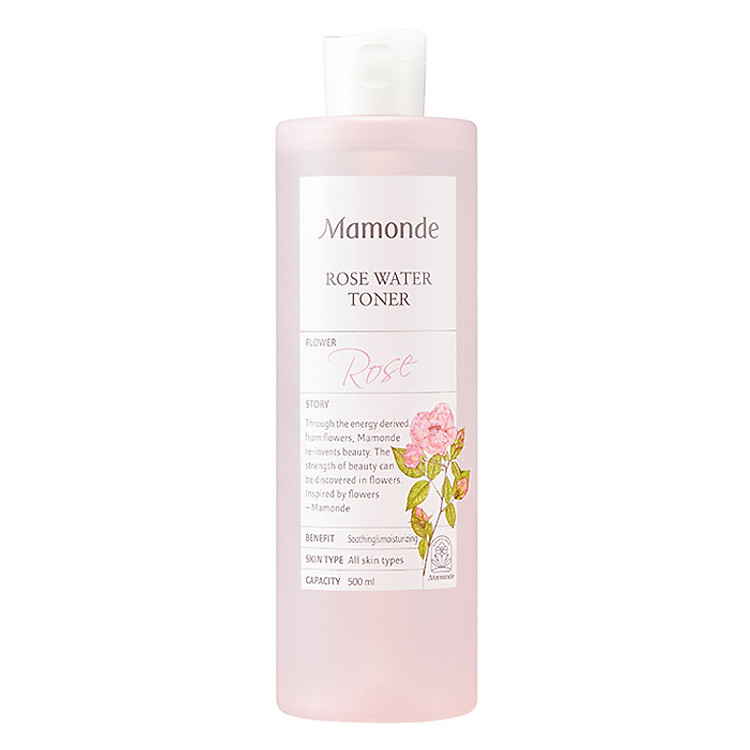 Nước Hoa Hồng Cung Cấp Độ Ẩm Mamonde Rose Water Toner (500ml)