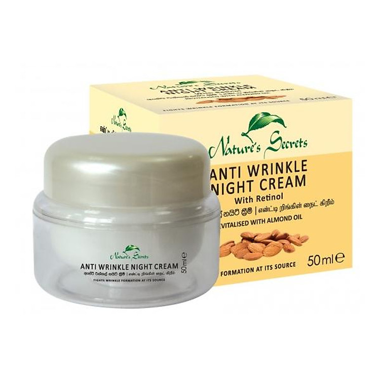 Kem chống lão hóa da ban đêm Nature's Secrets - Anti Wrinkle Night Cream 50ml