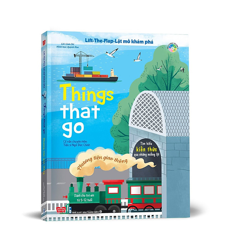 Tương Tác - Lift-The-Flap - Lật Mở Khám Phá - Things That Go - Phương Tiện Giao Thông - Ảnh 2